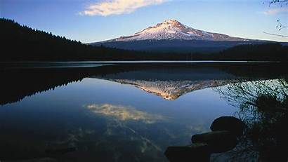 Nature Wallpapers Minimalist Lake Landscapes Trillium Oregon