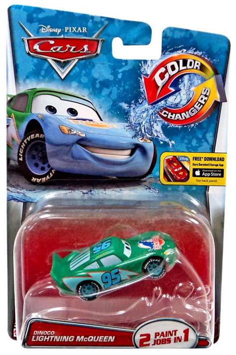 Disney Pixar Cars Color Changers Dinoco Lightning Mcqueen 155 Diecast