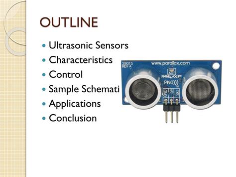 Ppt Ultrasonic Sensors Powerpoint Presentation Free Download Id