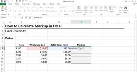 Then, multiply by 100 to determine the markup percentage. How to Calculate Markup in Excel | Techwalla
