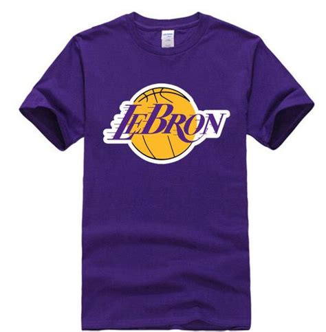 Shop from the world's largest selection and best deals for los angeles lakers basketball jerseys. Novelty Lebron James Lakers Shirt Round Neck Unisex Tshirt