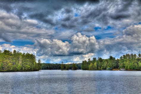 Clouds Over White Lake Photograph By David Patterson Fine Art America