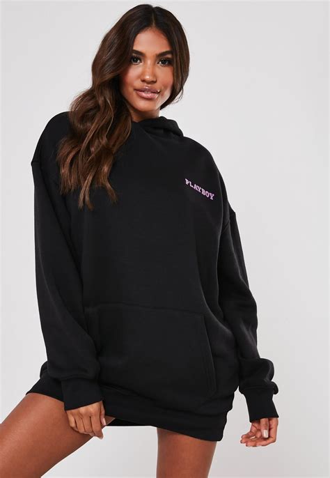 playboy-x-missguided-black-oversized-girls-print-hoodie-missguided