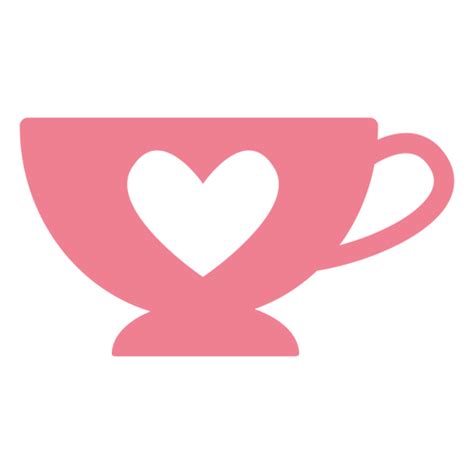 Valentine cup pink - Transparent PNG & SVG vector file