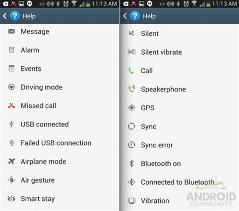 15 Android Icons Explained Images Samsung Galaxy S3 Notification