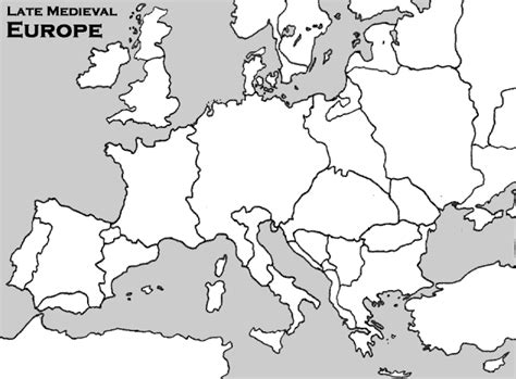 Maps Europe Map Blank