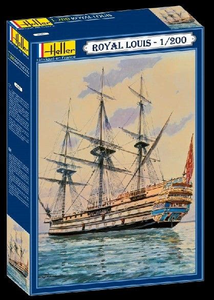 Heller Ships 1200 Le Royal Louis Sailing Ship Kit