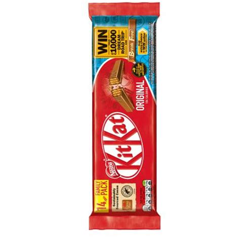 Kitkat 2 Finger Milk Chocolate Biscuit Bar 14 Pack Online Pound Store