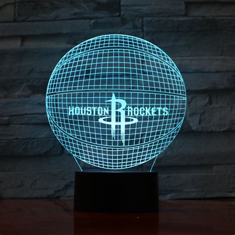 Basketball 3 3d Optical Illusion Led Lamp Hologram The 3d Lamp®