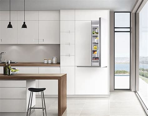 Thermador stainless steel refrigerators and freezers integrate seamlessly into your kitchen and provide flexibility to meet your design needs. 21 cu ft. Capacity 3-Door French Door Panel Ready 36 inch ...