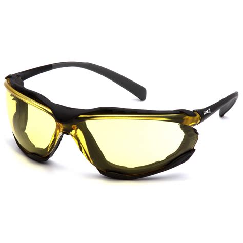 Pyramex Sb9330st Proximity Safety Glasses Black Foam Lined Frame