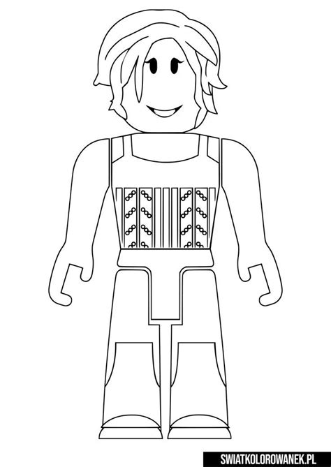 Roblox Girl Character Coloring Pages