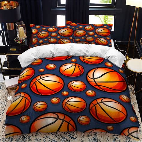 Basketball Bedding Set Full Size Sports Basketball Bedding Boys