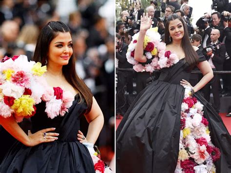 Aishwarya Rai Bachchan Wreaked Havoc At Cannes Stunned In A Black Gown On The Red Carpet