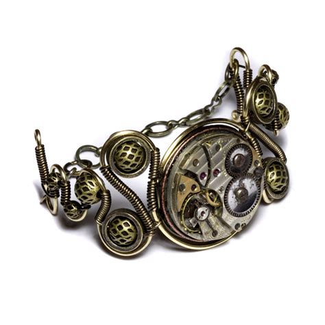 Steampunk Bracelet Clockwork 2 By Catherinetterings On Deviantart