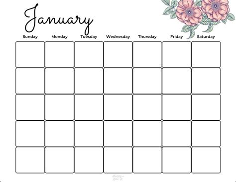 Free Printable Monthly Schedule Template Two Cute Designs