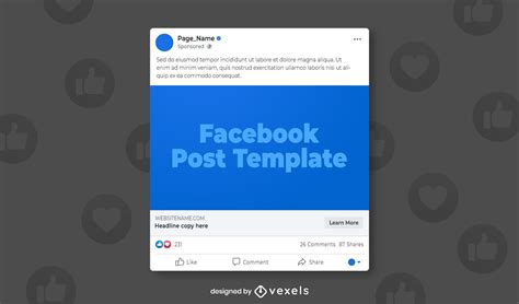 Facebook Post Social Media Template Vector Download