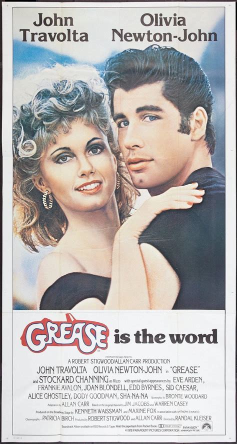 Grease Movie Poster 1978 Old Film Posters Film Poster Design Old