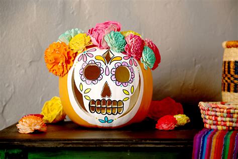 how to carve a sugar skull pumpkin from mama latina tips using the my xxx hot girl