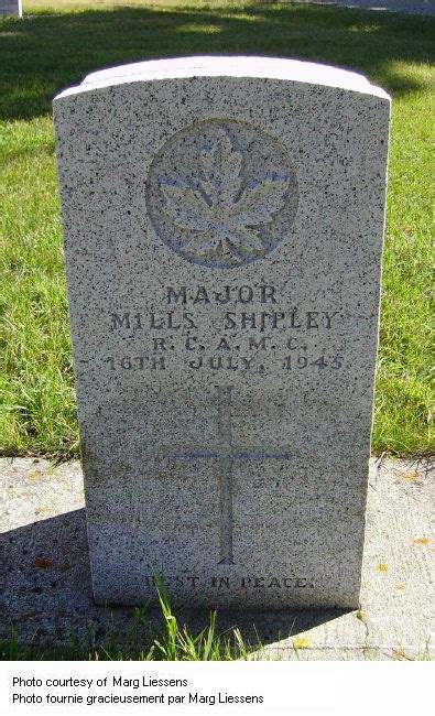 Mills Shipley The Canadian Virtual War Memorial Veterans Affairs Canada
