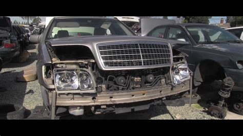 Mercedes Benz Parts At A Salvage Yard Youtube