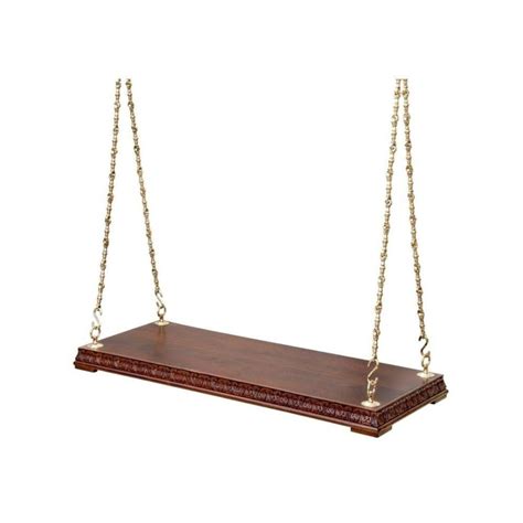 Carved Wooden Ceiling Swing With Brass Chain Garden Swing Etsy Australia