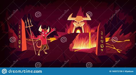 Hell Landscape Stock Illustrations - 634 Hell Landscape 