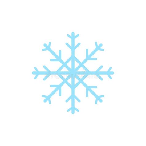 Light Blue Ice Snowflake Vector Stock Vector Illustration Of Abstract