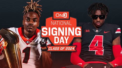 National Signing Day Show College Football Recruiting Class Of 2024