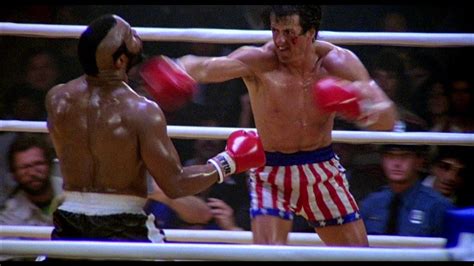 Rocky was lucky to survive his wild punches. Video - Throwback to Rocky 3 (Rocky Vs Clubber Lang ...