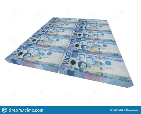 A Bundle Of 1 Million Pesos Or 1000 Pieces Of 1000 Peso Banknotes
