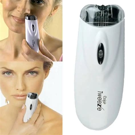 Portable Electric Pull Tweeze Device Women Leg Hair Trimmer Remover