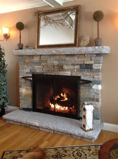 Cast stone fireplace mantels are made from real limestone. Image result for resurface fireplace with stone | Stone ...