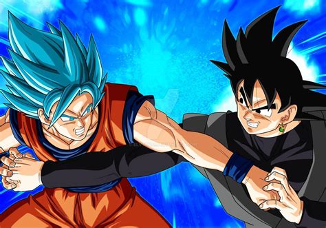 Goku Vs Black Wallpapers Wallpaper Cave