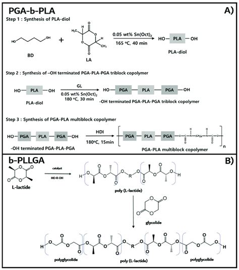Synthesis Of The Pga Pla Multiblock Polyglycolic Acid B Lactic