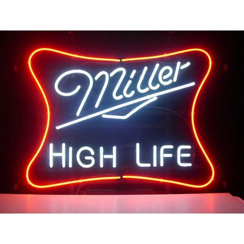 desung brand new miller lite high life neon sign lamp glass beer bar pub man cave sports store