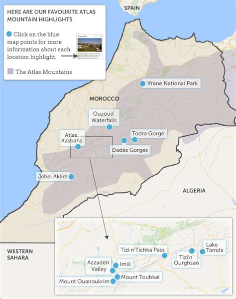 Atlas Mountains Map And Highlights Helping Dreamers Do