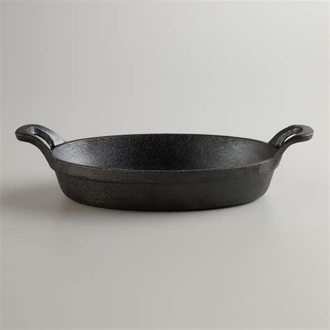 Cast Iron Oval Double Handled Pan | Cast iron, It cast, Small cast iron skillet