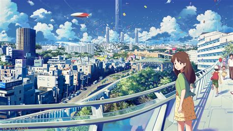 Anime Cityscape Japan Wallpapers Hd Desktop And Mobile