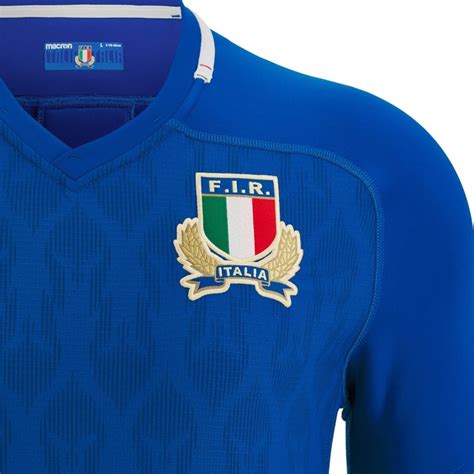 Maglia Da Rugby Della Nazionale Italia 2022 2023 Di Macron