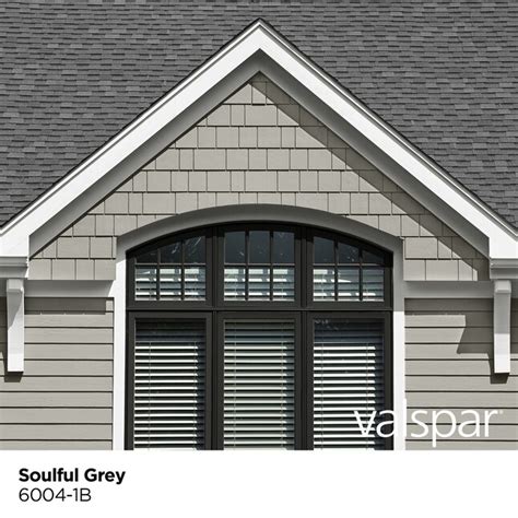 Valspar Duramax Flat Soulful Grey 6004 1b Latex Exterior Paint Primer