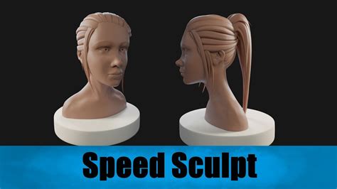 Blender Speed Sculpt Female Face Hd Youtube