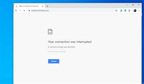 Solved Err Network Changed Google Chrome Error On Windows