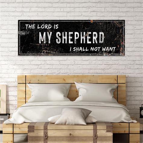 Amazon Com Psalm Christian Wall Art The Lord Is My Shepherd Bible My
