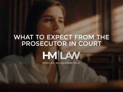 What To Expect From The Prosecutor In Court Hoeller Mclaughlin Pllc