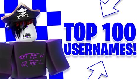 Top 100 Awesome Usernames For Roblox Youtube