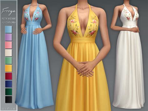 Best Open Back Dress Cc For The Sims 4 Fandomspot