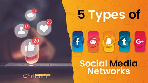 5 Types Of Social Media Networks Asap Marketing