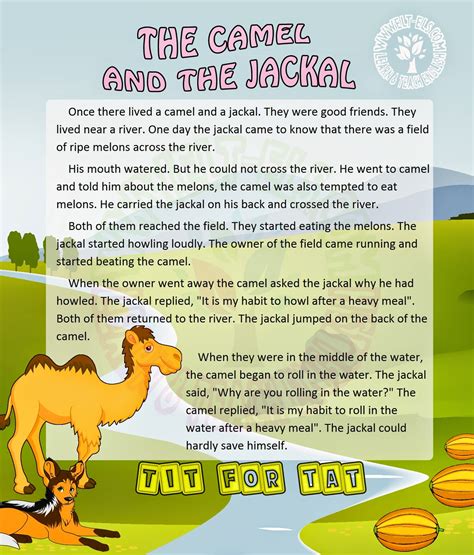 The Camel And The Jackal Elt