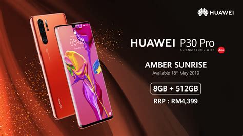 62,990 as on 8th april 2021. Huawei P30 Pro receives amber color option from sunrise in ...